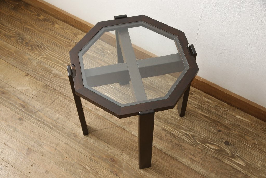 中古　美品　星野民芸家具(星野民藝)　大人の落ち着きある空間づくりにおすすめなセンターテーブル(コーヒーテーブル、オケージョナルテーブル、サイドテーブル)(R-059372)