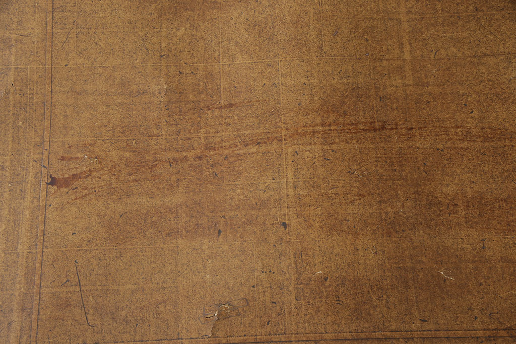 和製アンティーク　伝統工芸品　希少!節電にもおすすめの6畳用油団(ゆとん、カーペット、ラグマット、敷物)(R-053873)