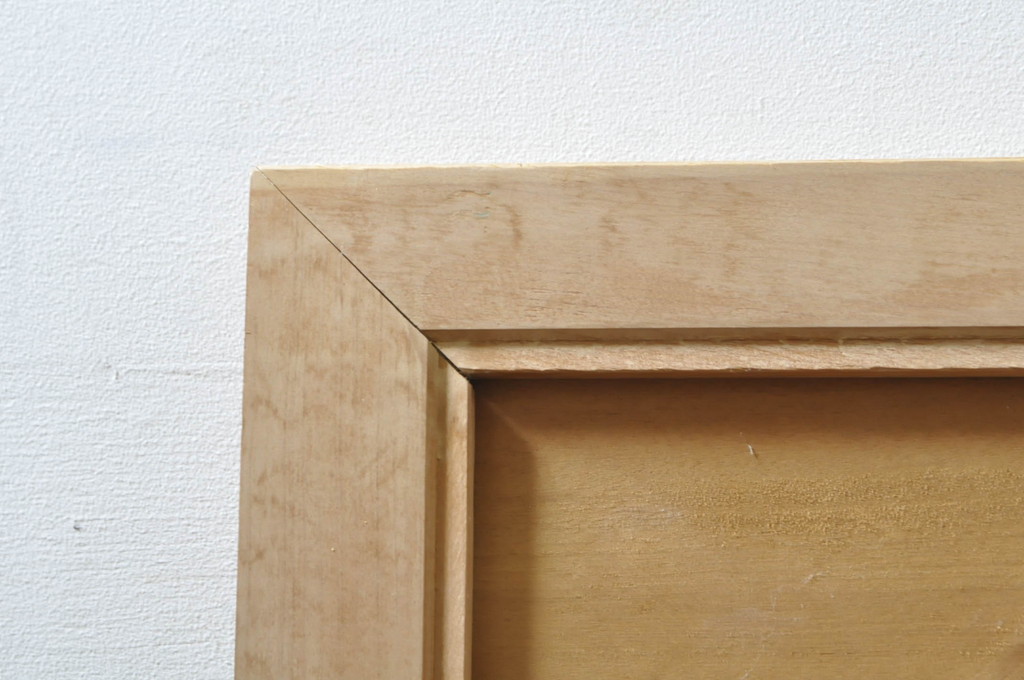 アンティーク建具　井波彫刻　壽山作　松の木と風情ある風景の図柄が美しい両面彫刻欄間2枚セット(明かり取り、明り取り)(R-076355)