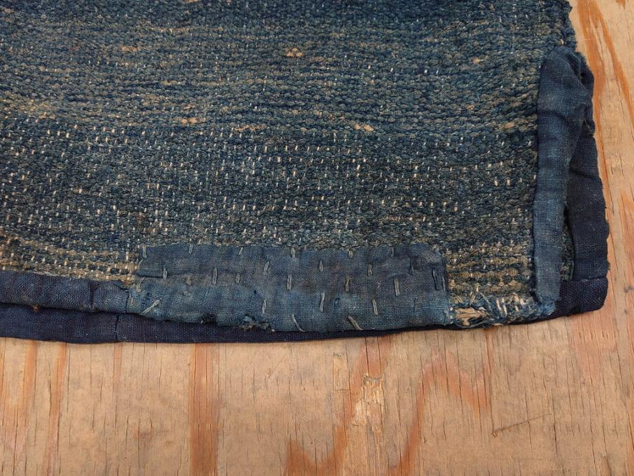 時代物 刺子 木綿 野良着2点セット(半纏、刺し子、古布、藍染