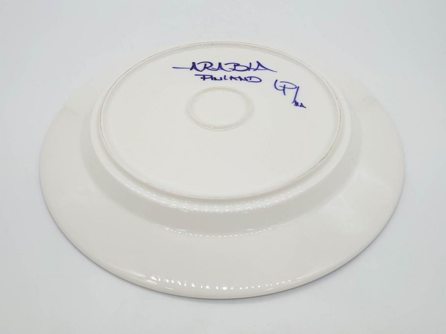 ARABIA FINLAND　Valencia(バレンシア)　Ulla Procope(ウラ・プロコッペ)　約33cm　一つ一つ丁寧に絵付けされた意匠が美しいプレート(アラビア、フィンランド、北欧食器、洋食器、皿)(R-078417)