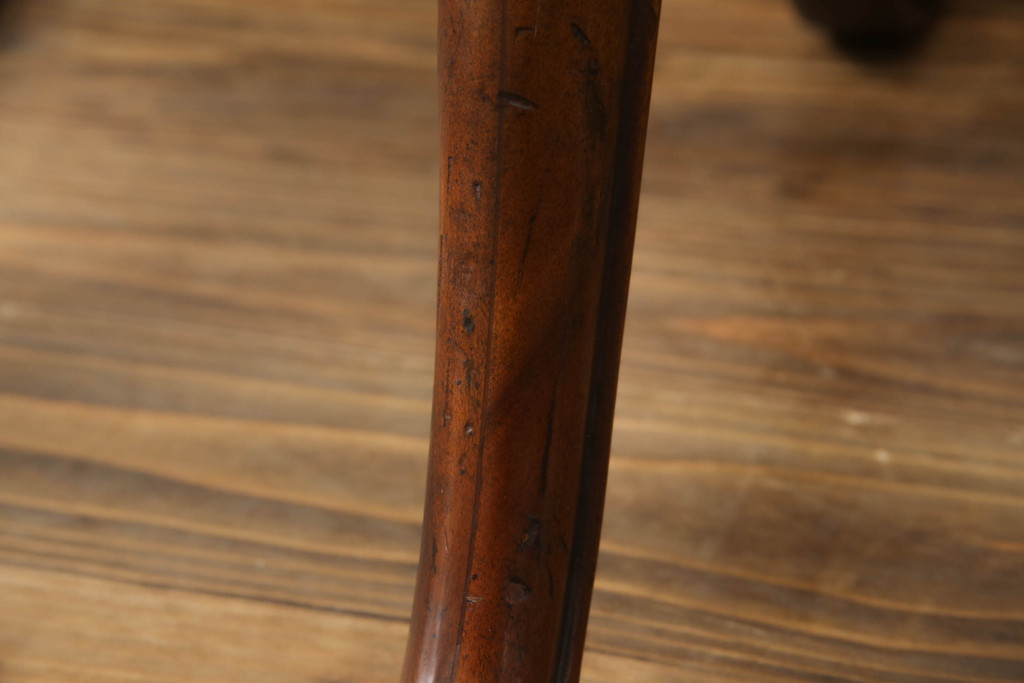 中古　美品　高級品　JONATHAN CHARLES(ジョナサンチャールズ)　マホガニー材　クラシカルな佇まいが印象的なバレットスタンド(ハンガースタンド、ハンガーラック、スーツスタンド、コートスタンド、ジュエリーケース付き、アンティーク風)(R-064211)