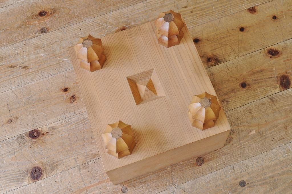 アンティーク雑貨　○古い将棋盤五寸九分