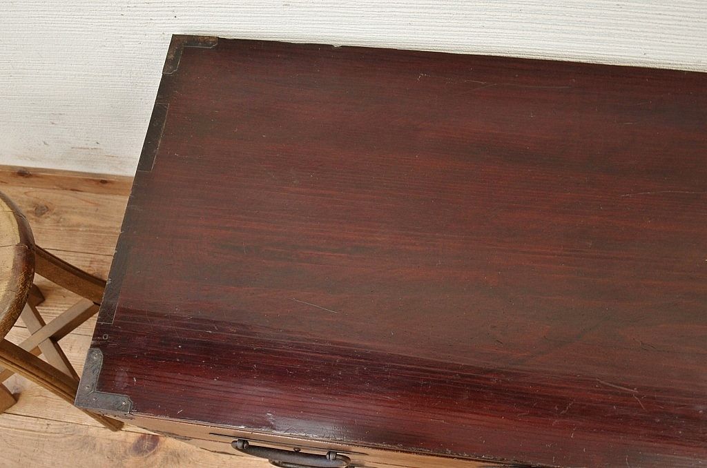 アンティーク家具　前面欅!アンティーク時代箪笥ローボード1