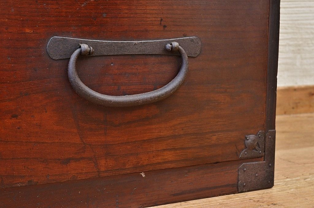 アンティーク家具　前面欅!アンティーク時代箪笥ローボード1