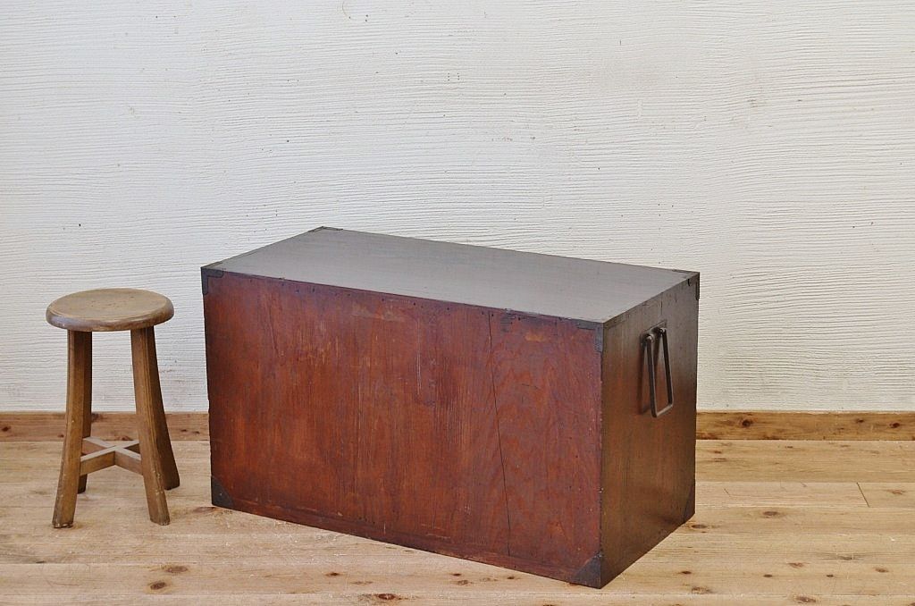 アンティーク家具　前面欅!アンティーク時代箪笥ローボード1