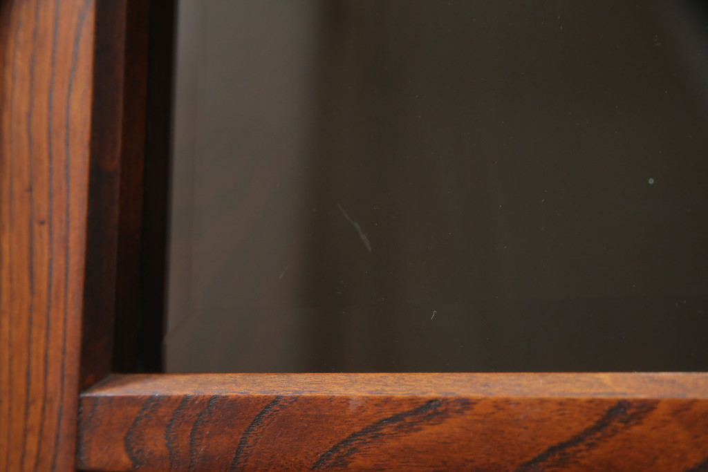 中古　岩谷堂箪笥　No.366　四尺書棚　上質な和の空間づくりにおすすめのブックケース(本箱、キャビネット、収納棚、戸棚、飾り棚)(定価約82万5千円)(R-066989)