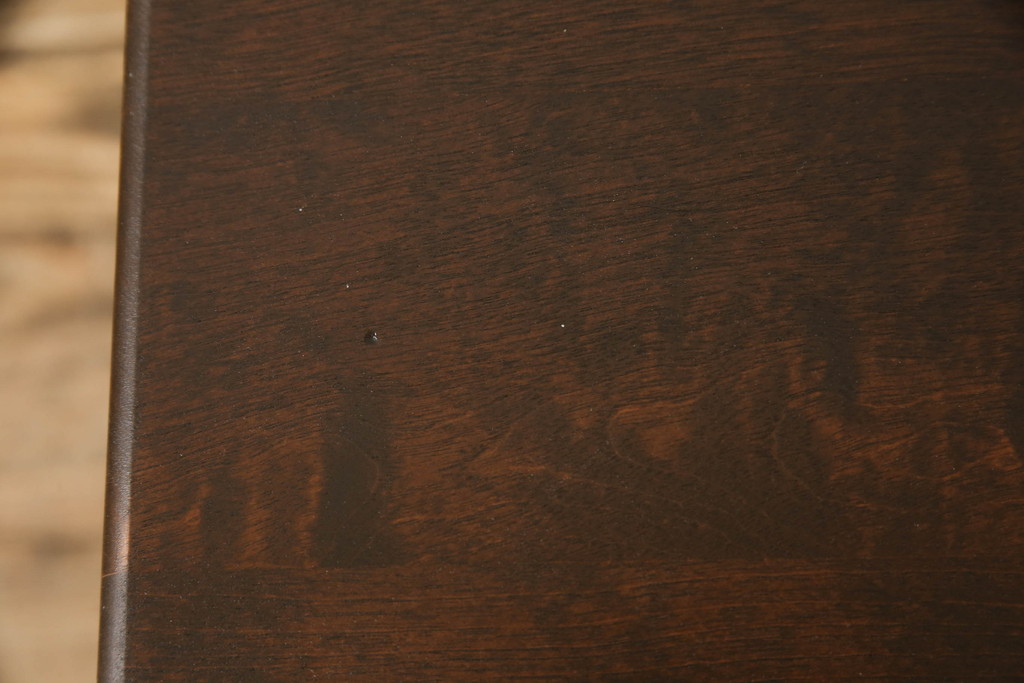 和製ビンテージ　北海道民芸家具　希少な絶版品!　柔らかな曲線が優美なセンターテーブル(ローテーブル、リビングテーブル、ヴィンテージ)(R-058016)
