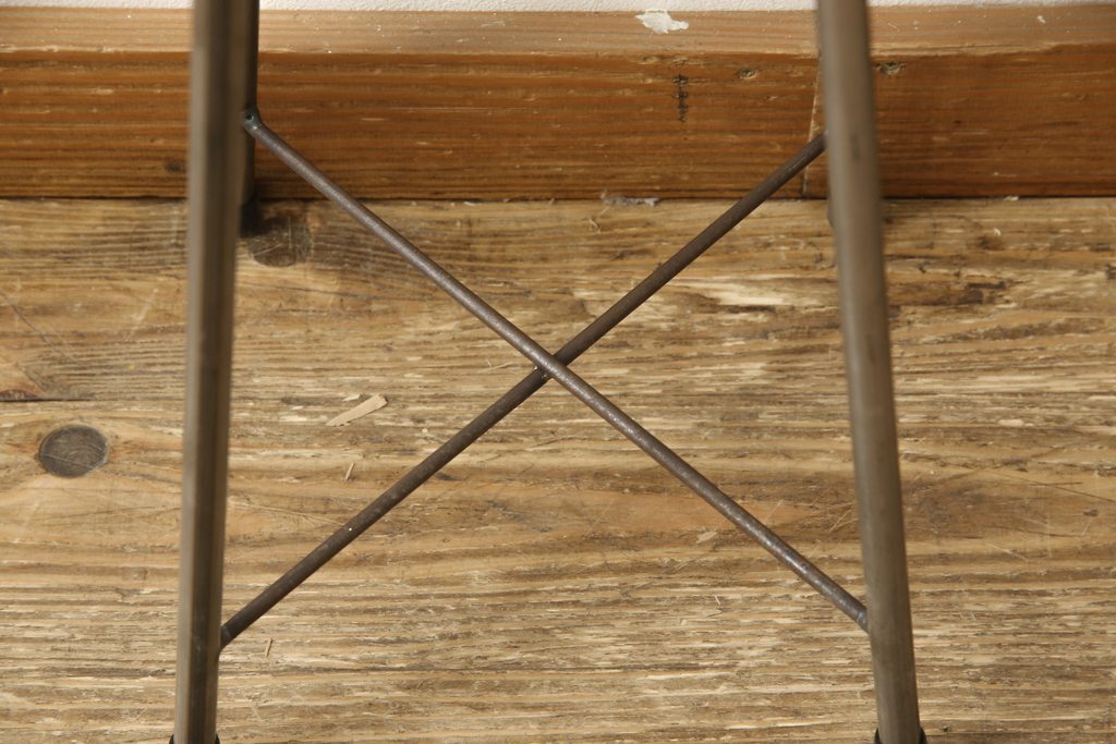 ラフジュ工房オリジナル　シンプルで馴染みやすいスツール(椅子、イス、板座チェア)(R-059340)