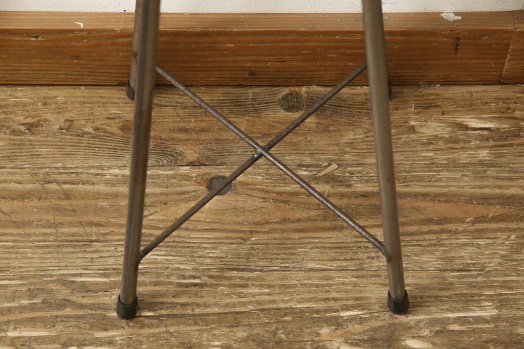 ラフジュ工房オリジナル　シンプルで馴染みやすいスツール(椅子、イス、板座チェア)(R-059343)