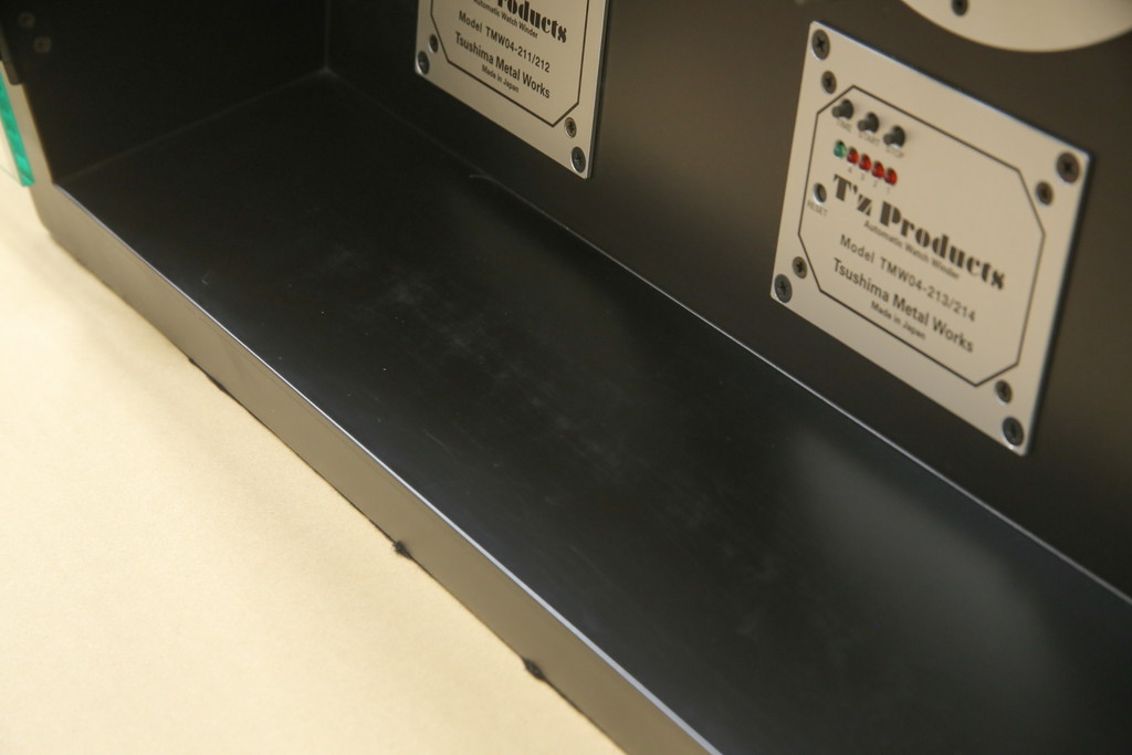 中古　津島工作所　時計　自動巻き上げ機　40本巻き(ワインディングマシーン、ウォッチワインダー、腕時計収納ボックス)(定価約150万円)(R-077669)