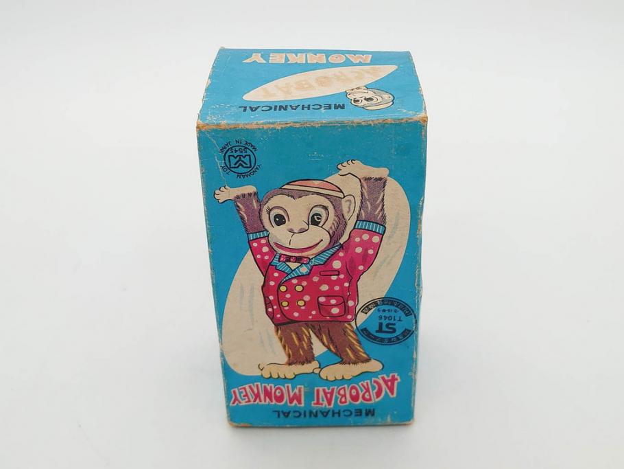 NEWS-BOY　三輪車(VELOCIPEDE)　ACROBAT MONKEY　WHISTLING SPACE TOP SET　ジャンピングコマ　かんらん車　Playland Express　のりものあそび　FAIRYLAND TRAIN SET　HIGHWAY SET　ブリキのおもちゃ10点セット(猿、遊園地、観覧車、乗り物、ゼンマイ歩行、フィギュア、人形、玩具、日本製)(R-078506)