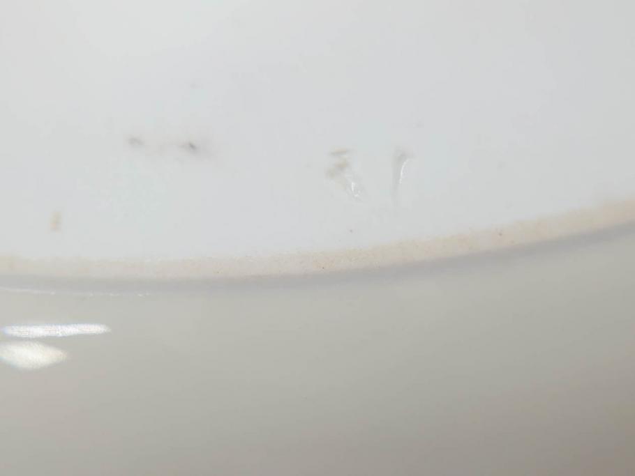 ビンテージ　フランス　BERNARDAUD(ベルナルド)　LIMOGES(リモージュ)　上品な金彩が美しいプレート(B&C、鳳凰、草花、エリザベス女王、記念モデル、ヴィンテージ、大皿、皿、飾り皿、洋食器)(R-078508)
