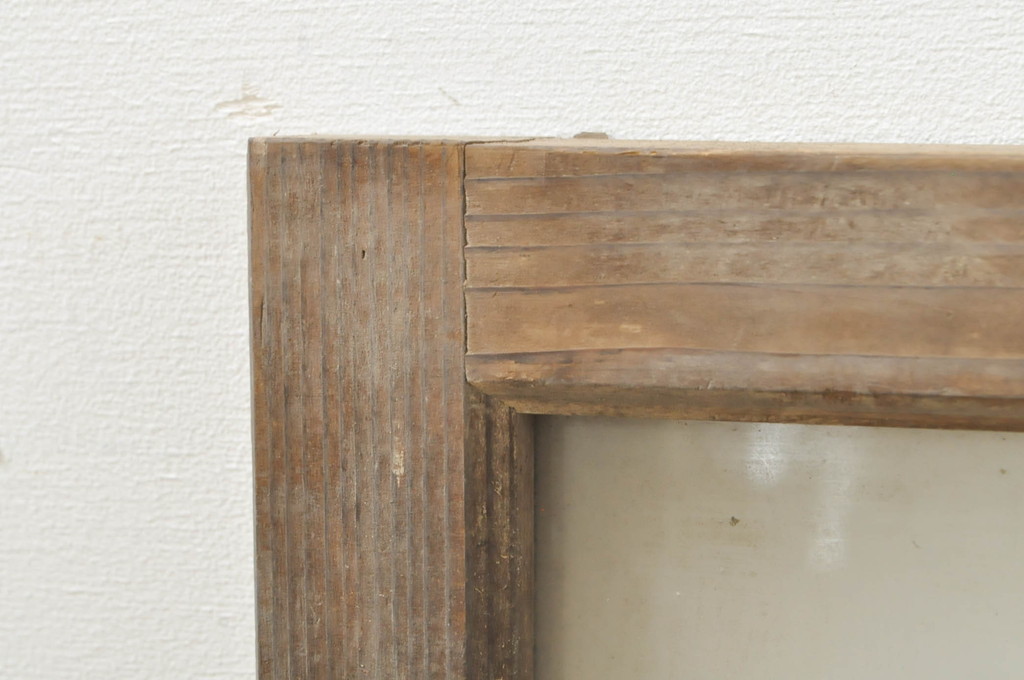 アンティーク建具　レトロな雰囲気を醸し出す明かり取り1枚(明り取り、欄間、ランマ)(R-076719)