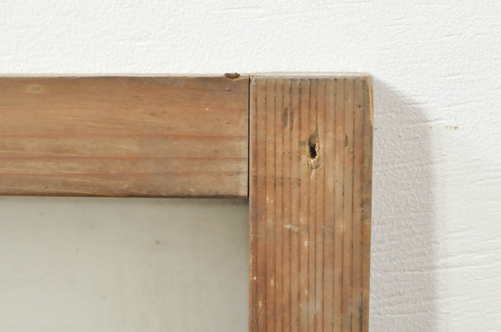 アンティーク建具　レトロな雰囲気を醸し出す明かり取り1枚(明り取り、欄間、ランマ)(R-076719)