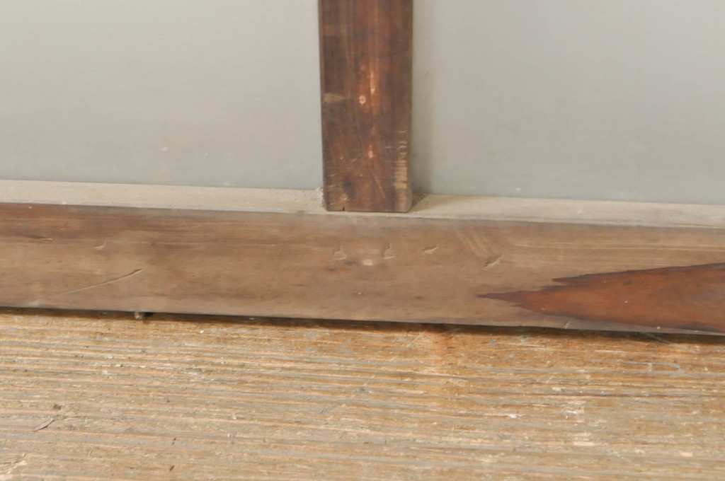 アンティーク建具　レトロな雰囲気を醸し出す明かり取り1枚(明り取り、欄間、ランマ)(R-076719)