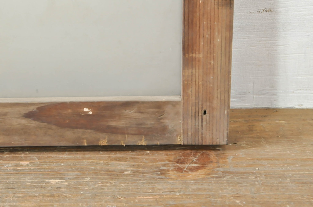 アンティーク建具　レトロな雰囲気を醸し出す明かり取り1枚(明り取り、欄間、ランマ)(R-076719)