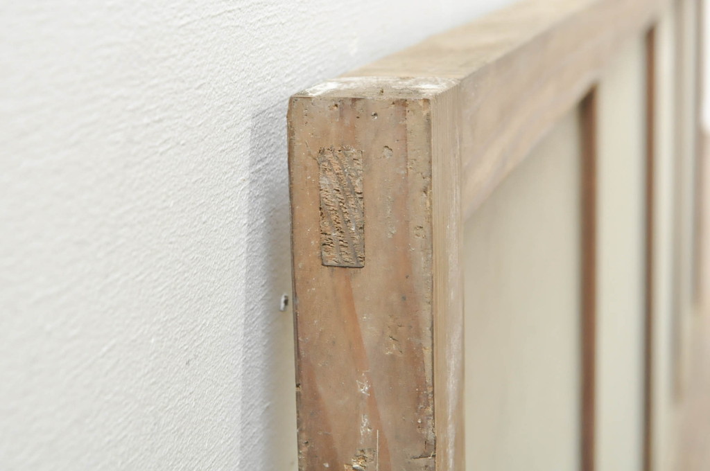 アンティーク建具　レトロな雰囲気を醸し出す明かり取り1枚(明り取り、欄間、ランマ)(R-076719)