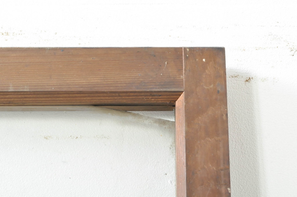 アンティーク建具　どこか懐かしさを感じるガラスドア1枚(扉、ガラス戸)(R-077427)