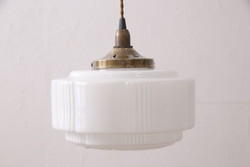 和製アンティーク　ノスタルジックな雰囲気漂う吊り下げ照明(天井照明、ペンダントライト、電笠)(R-054327)