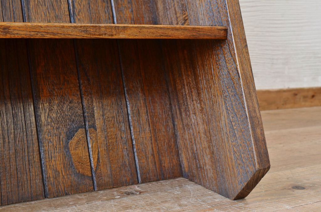 アンティーク家具　高級品!総桐材の階段風飾り棚(陳列棚)