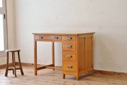 ★極上美品!アンティーク片袖机(テーブル)