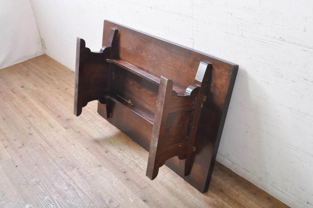 中古　美品　松本民芸家具　洗練された佇まいが魅力的な座卓(ローテーブル、センターテーブル)(R-068806)