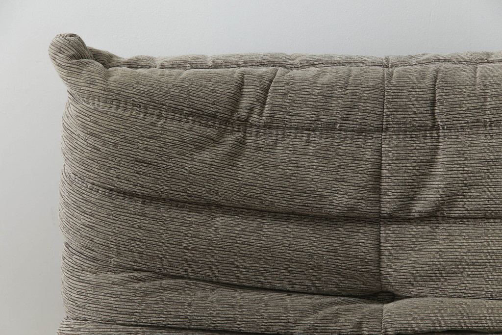 中古　フランス家具　ligne roset(リーン・ロゼ)　ROSETTOGO(ロゼトーゴ)　洗練されたモダンデザインが目を引く二人掛けソファ(リーンロゼ、2人掛け、ローソファ)(R-068619)