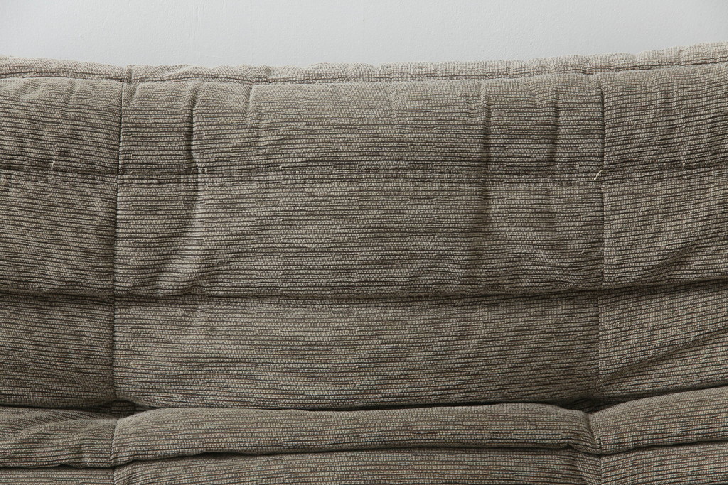 中古　フランス家具　ligne roset(リーン・ロゼ)　ROSETTOGO(ロゼトーゴ)　洗練されたモダンデザインが目を引く二人掛けソファ(リーンロゼ、2人掛け、ローソファ)(R-068619)