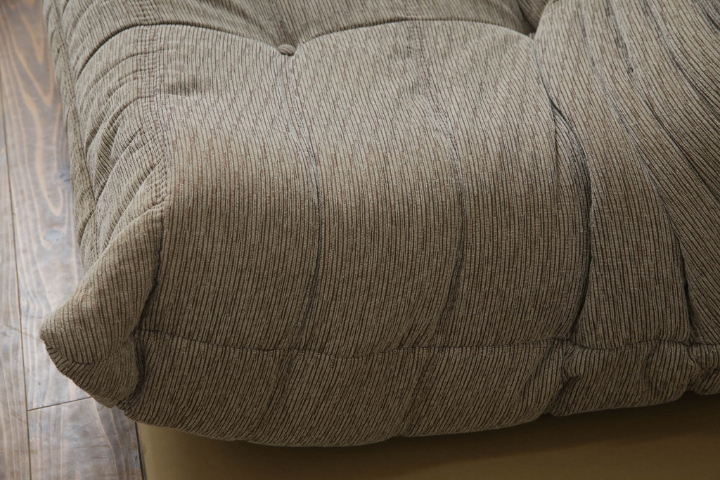 中古　フランス家具　ligne roset(リーン・ロゼ)　ROSETTOGO(ロゼトーゴ)　洗練されたモダンデザインが目を引く二人掛けソファ(リーンロゼ、2人掛け、ローソファ)(R-068619)