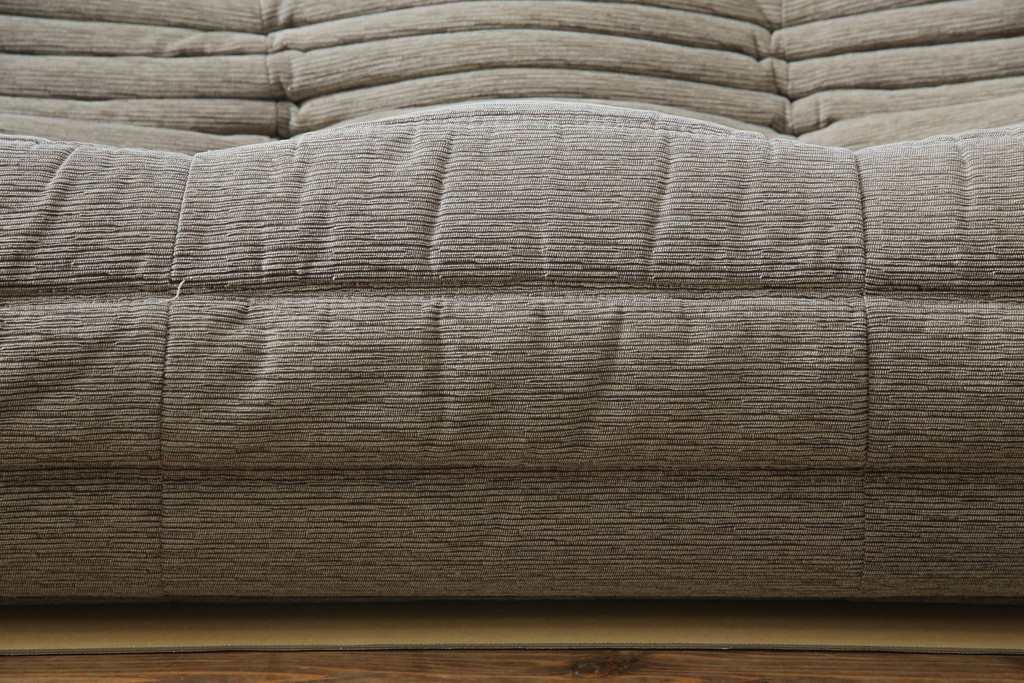 中古　フランス家具　ligne roset(リーン・ロゼ)　ROSETTOGO(ロゼトーゴ)　洗練されたモダンデザインが目を引く二人掛けソファ(リーンロゼ、2人掛け、ローソファ)(R-068619)
