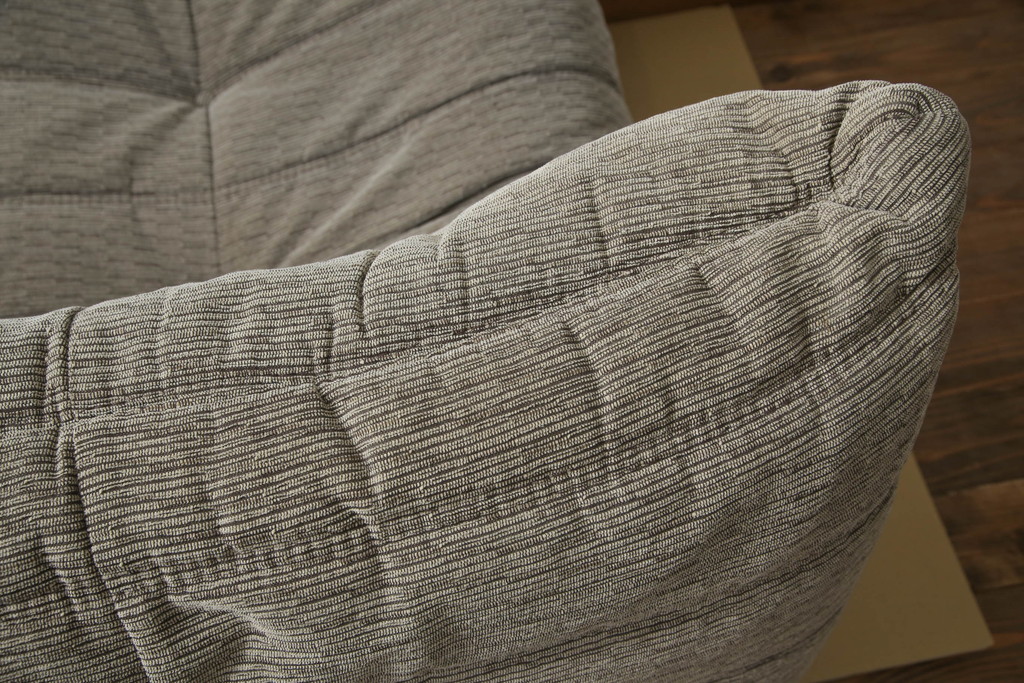 中古　フランス家具　ligne roset(リーン・ロゼ)　ROSETTOGO(ロゼトーゴ)　洗練されたモダンデザインが目を引く二人掛けソファ(リーンロゼ、2人掛け、ローソファ)(R-068619)