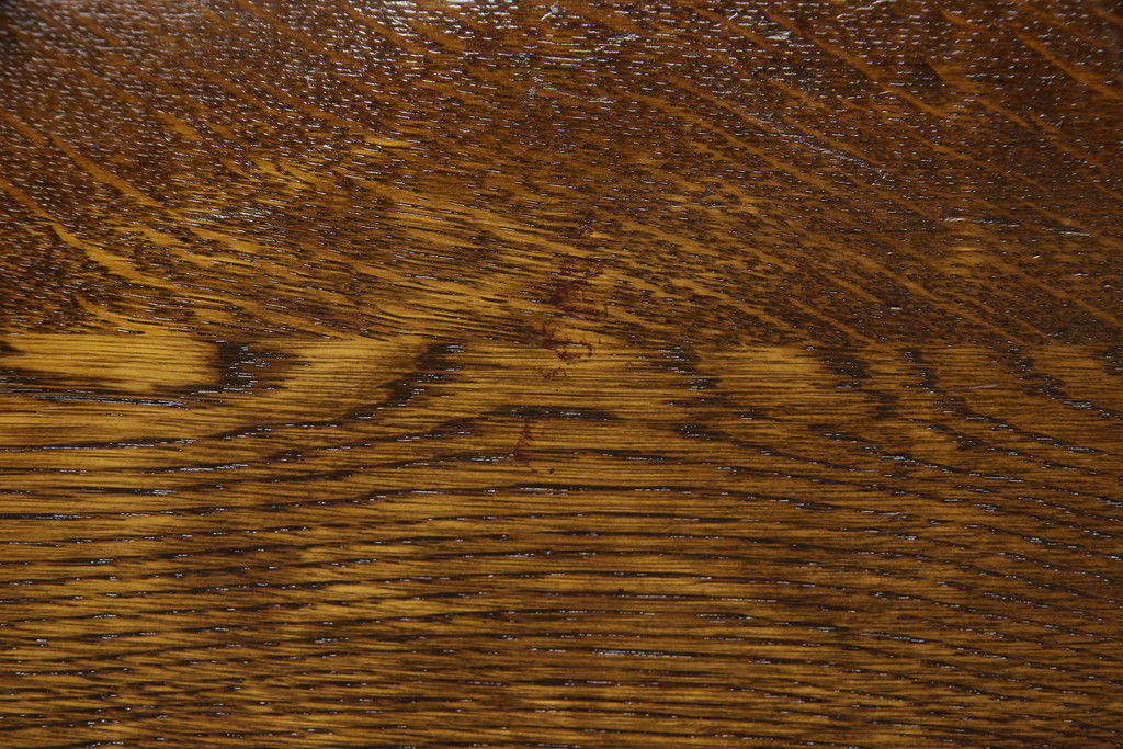 和製ビンテージ　キツツキマーク　オーク材　木の温もりが感じられるダイニングチェア3脚セット(板座チェア、イス、椅子、ヴィンテージ)(R-058350)