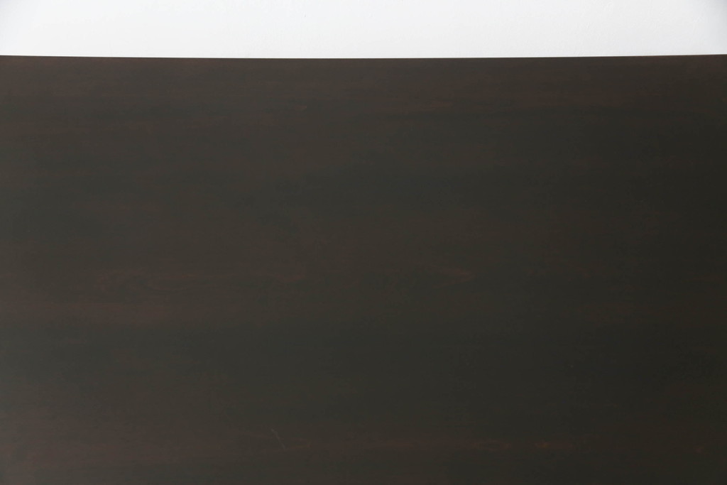 和製ビンテージ　松本民芸家具　F型食卓　クラシカルな脚のデザインが目を引くダイニングテーブル(作業台、食卓、2人掛け、4人掛け、二人掛け、四人掛け、ヴィンテージ)(定価約29万7千円)(R-068529)