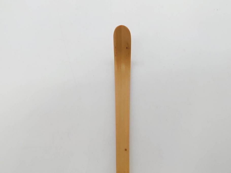 利休　泪写　花押　上品な和の雰囲気溢れる茶杓(竹、筒付き、茶道具、共箱付き、外箱付き)(R-072280)