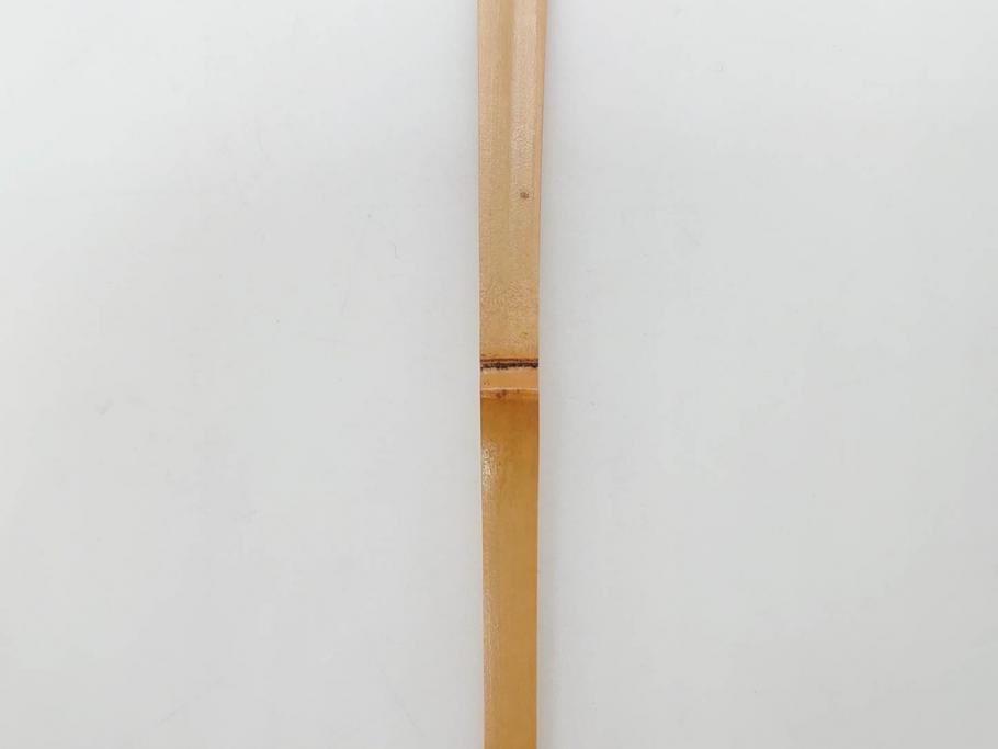利休　泪写　花押　上品な和の雰囲気溢れる茶杓(竹、筒付き、茶道具、共箱付き、外箱付き)(R-072280)
