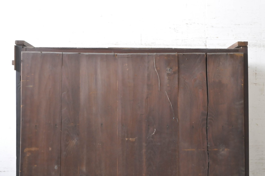 アンティーク家具　前面ケヤキ材・ヒノキ材　四尺水屋箪笥(R-036292)