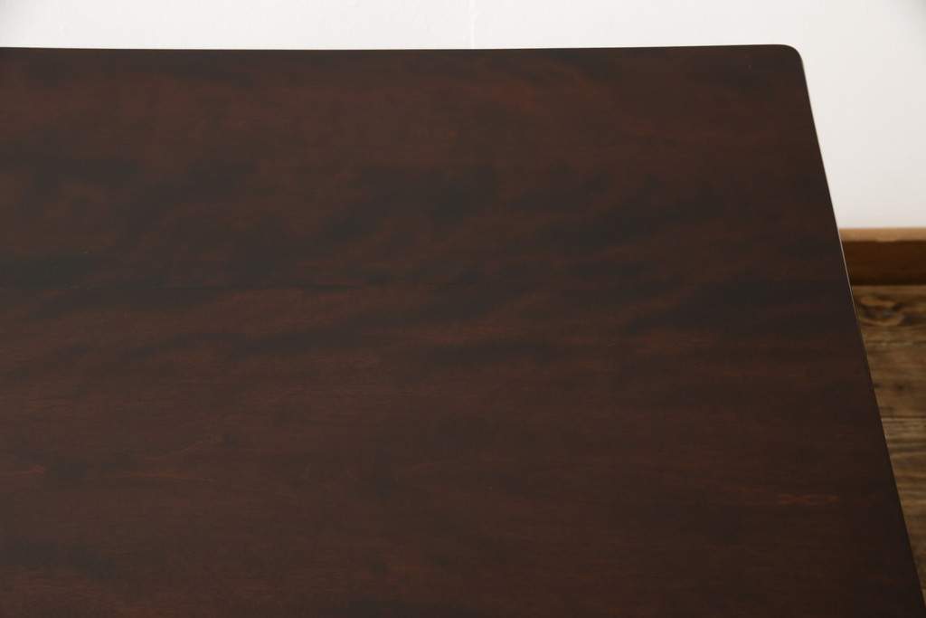 中古　美品　松本民芸家具　LT型食卓　洗練されたモダンな佇まいが魅力のダイニングテーブル(定価約54万円)(6人掛け、食卓)(R-058232)