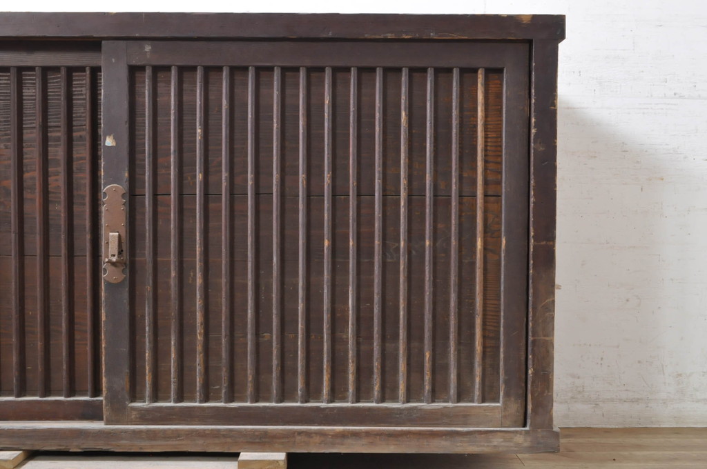アンティーク家具　収納箪笥サイドボード(テレビ台、水屋箪笥)(R-036611)
