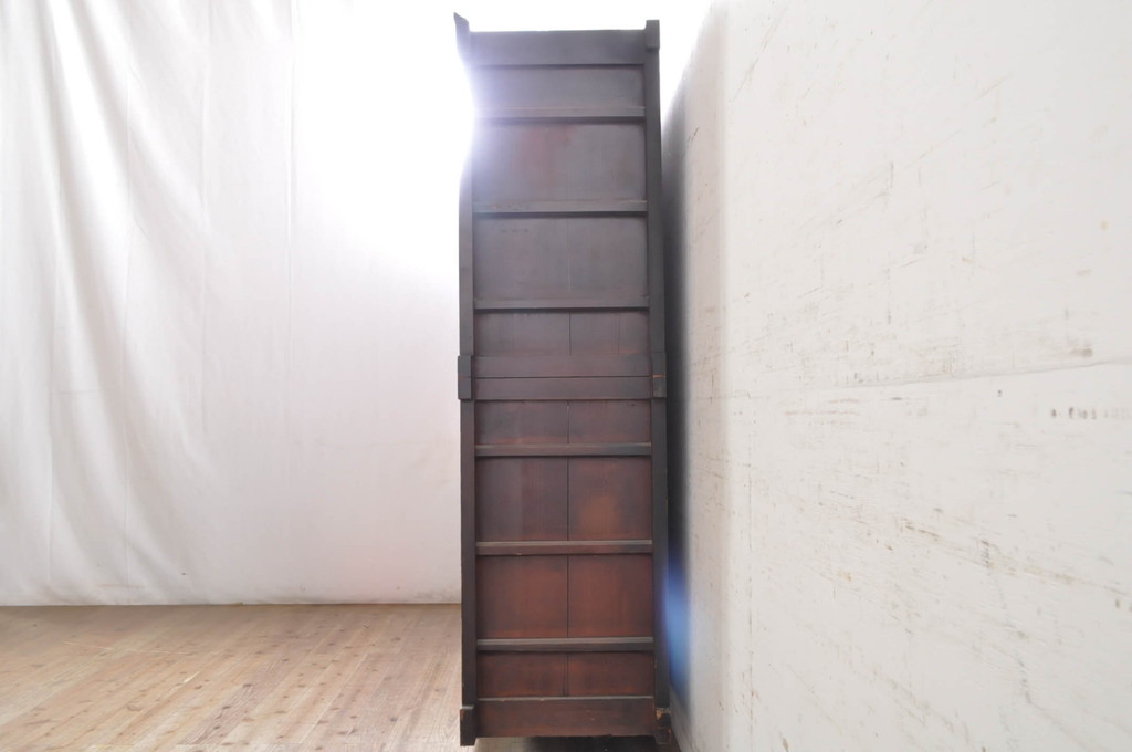 アンティーク家具　和製アンティーク　六尺水屋箪笥(重ね箪笥、時代箪笥、和タンス)(R-036630)
