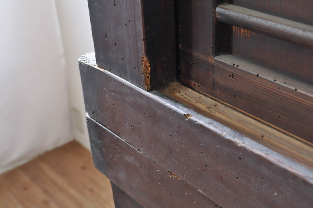 アンティーク家具　和の空間を引き立てる収納箪笥(キャビネット、水屋箪笥、夜具箪笥、布団箪笥)(R-036636)