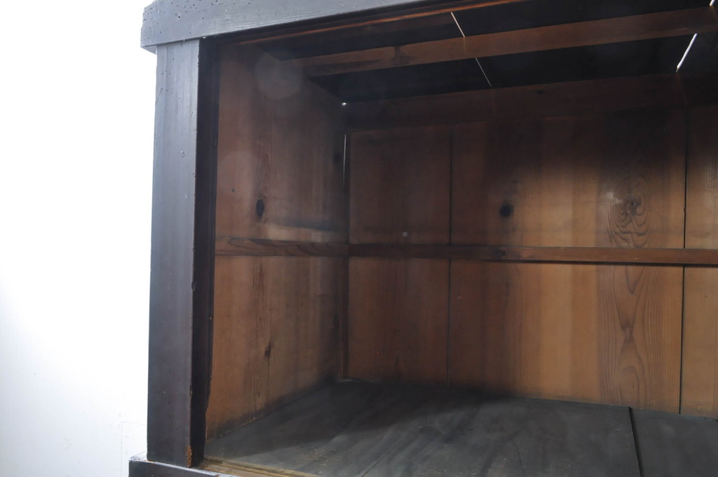 アンティーク家具　和の空間を引き立てる収納箪笥(キャビネット、水屋箪笥、夜具箪笥、布団箪笥)(R-036636)