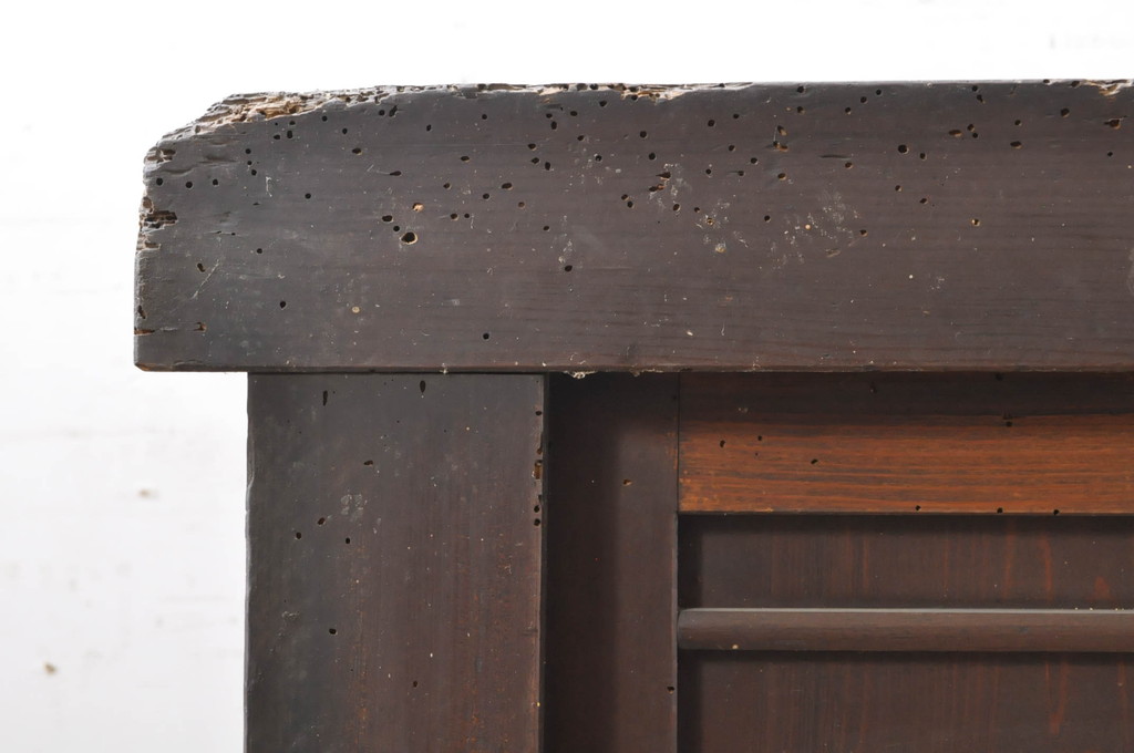 アンティーク家具　和の空間を引き立てる収納箪笥(サイドボード、水屋箪笥)(R-036637)