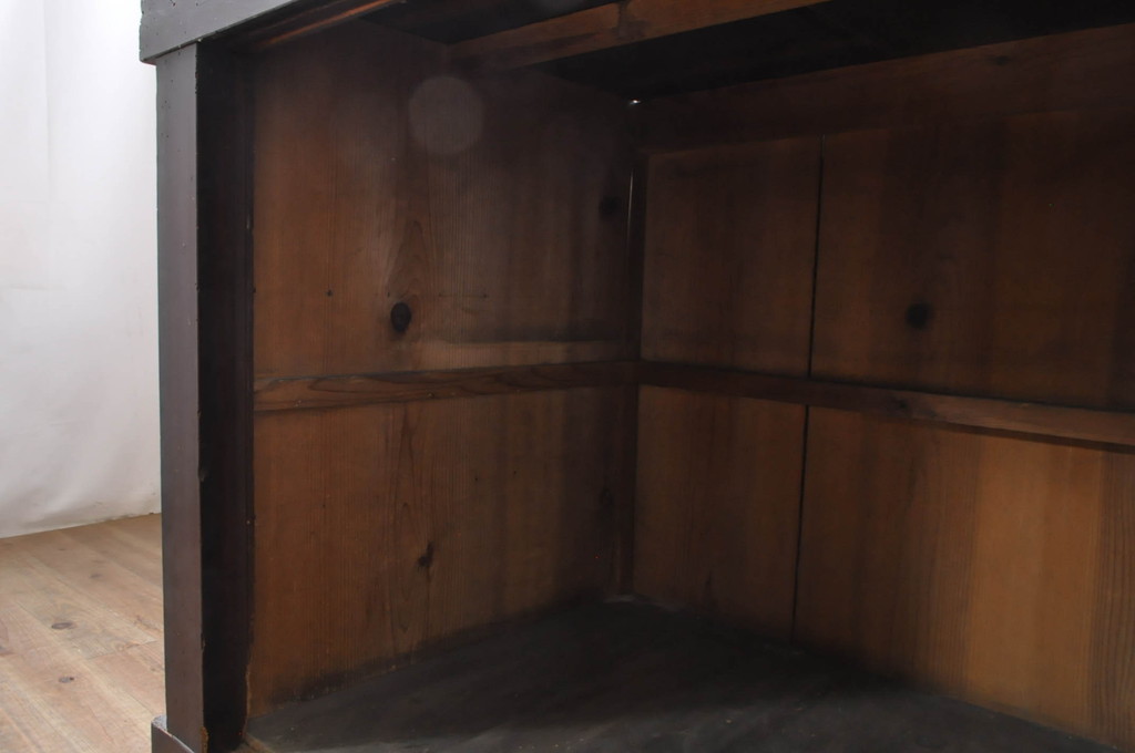 アンティーク家具　和の空間を引き立てる収納箪笥(サイドボード、水屋箪笥)(R-036637)