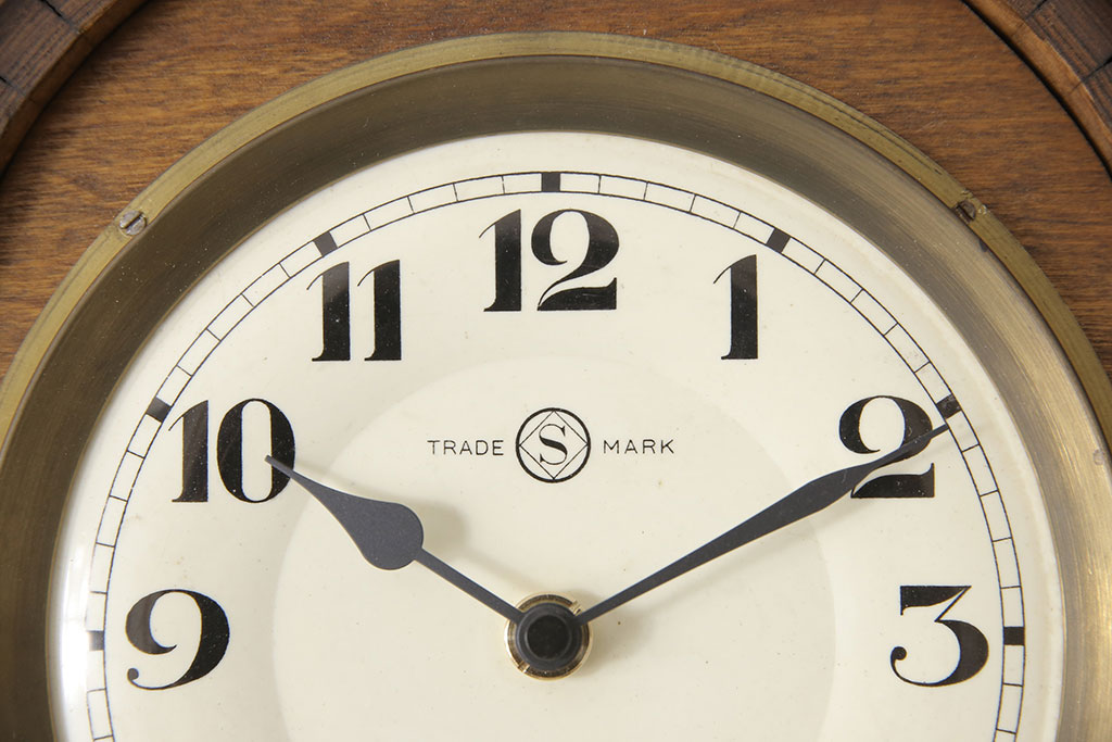 アンティーク時計　精工舎(SEIKOSHA、セイコー)　電池式　大正ロマン　昔懐かしい雰囲気が魅力の掛け時計(柱時計、振り子時計、古時計)(R-054414)