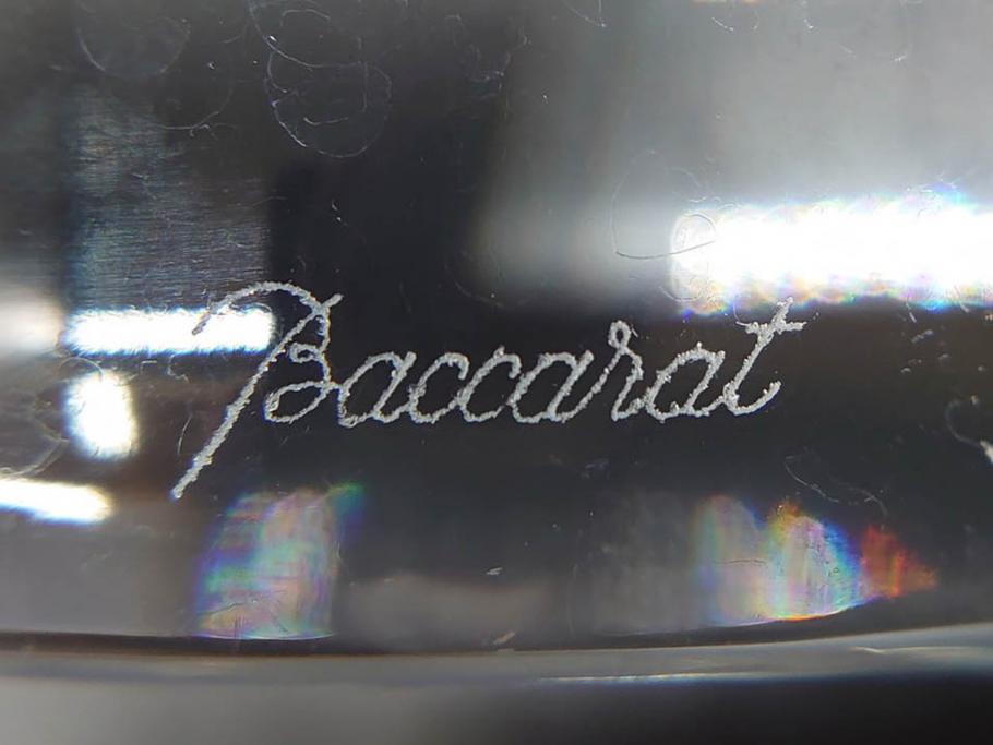 フランス　Baccarat　バカラ　トルネード　斬新なデザインが高級感溢れるフラワーベース(花瓶、花入、花器、フルレッドクリスタルガラス)(R-072306)