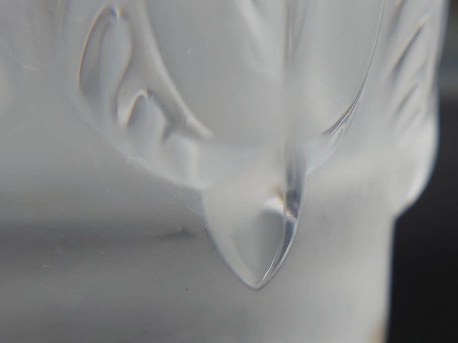 フランス LALIQUE(ラリック) クリスタルガラス 花のような フランス LALIQUE(ラリック) クリスタルガラス 花のような