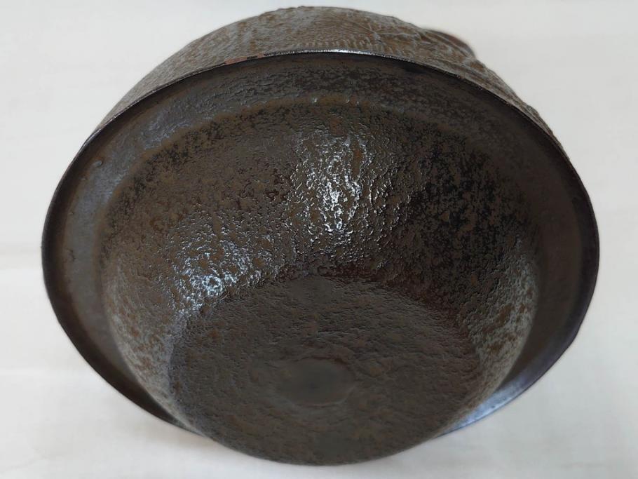 未使用 南部 名工 佐藤秀次郎 秀山作 味わい深い風合いが魅力的