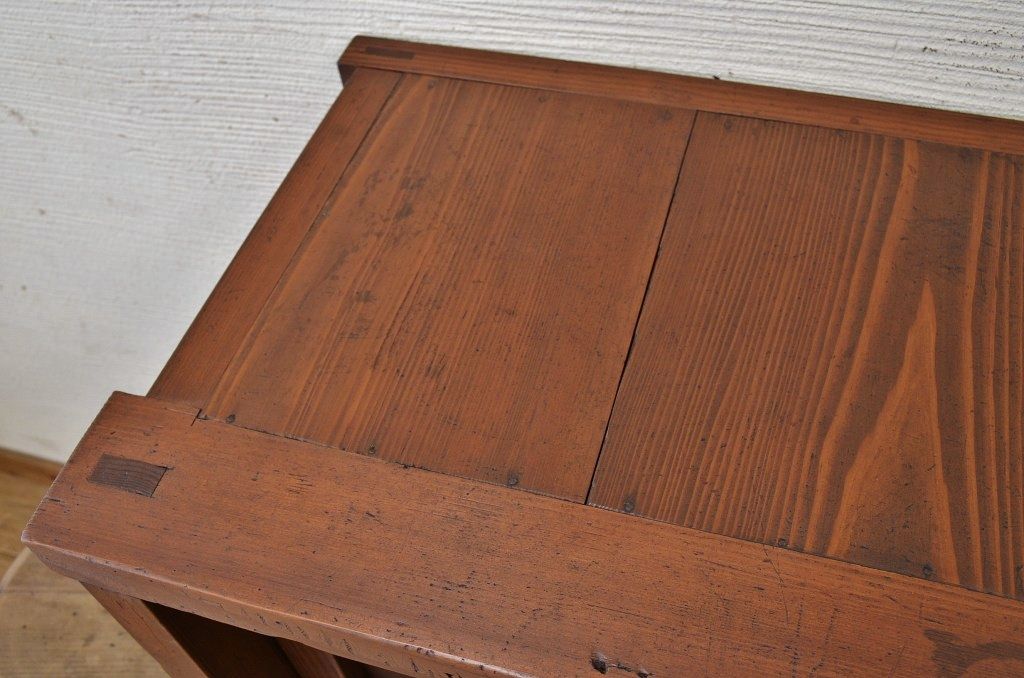 アンティーク家具 古民具 古い木の下駄箱(収納棚) ラフジュ工房