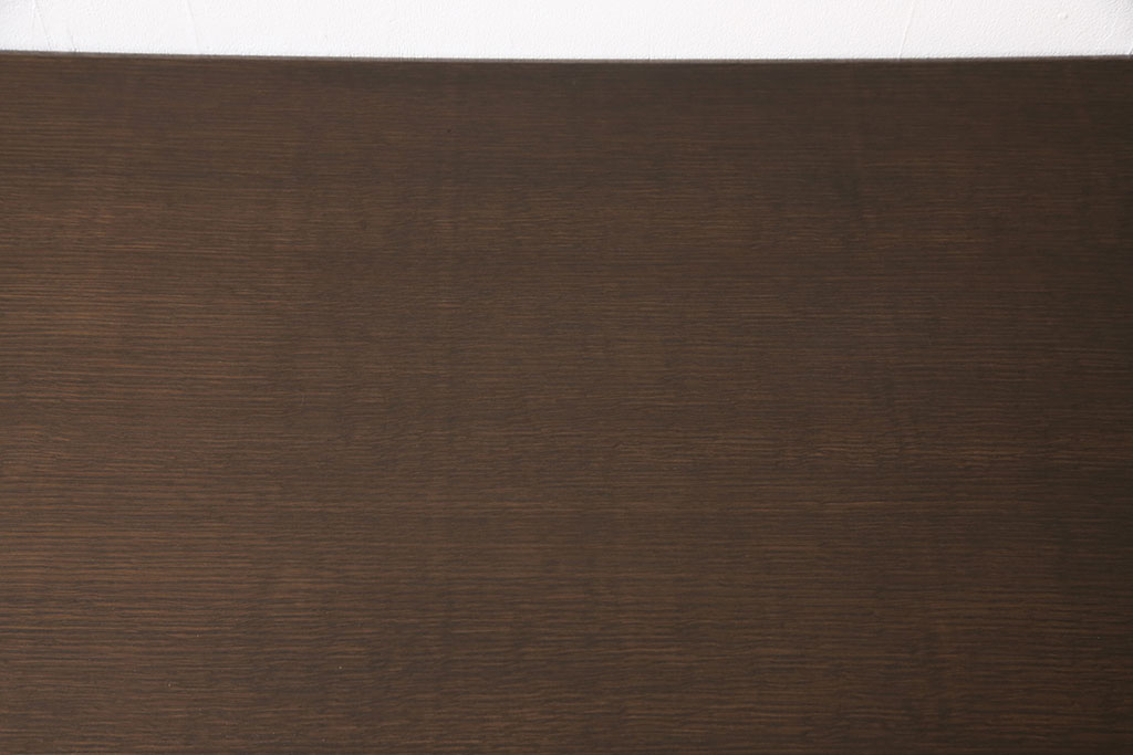 和製ビンテージ　神戸洋家具　細やかな彫刻など凝ったつくりが魅力的なデスク(両袖机、在宅ワーク、在宅用ワークデスク、ヴィンテージ)(R-053664)